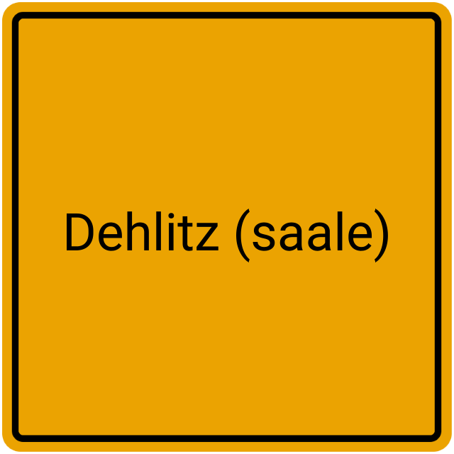 Meldebestätigung Dehlitz (Saale)